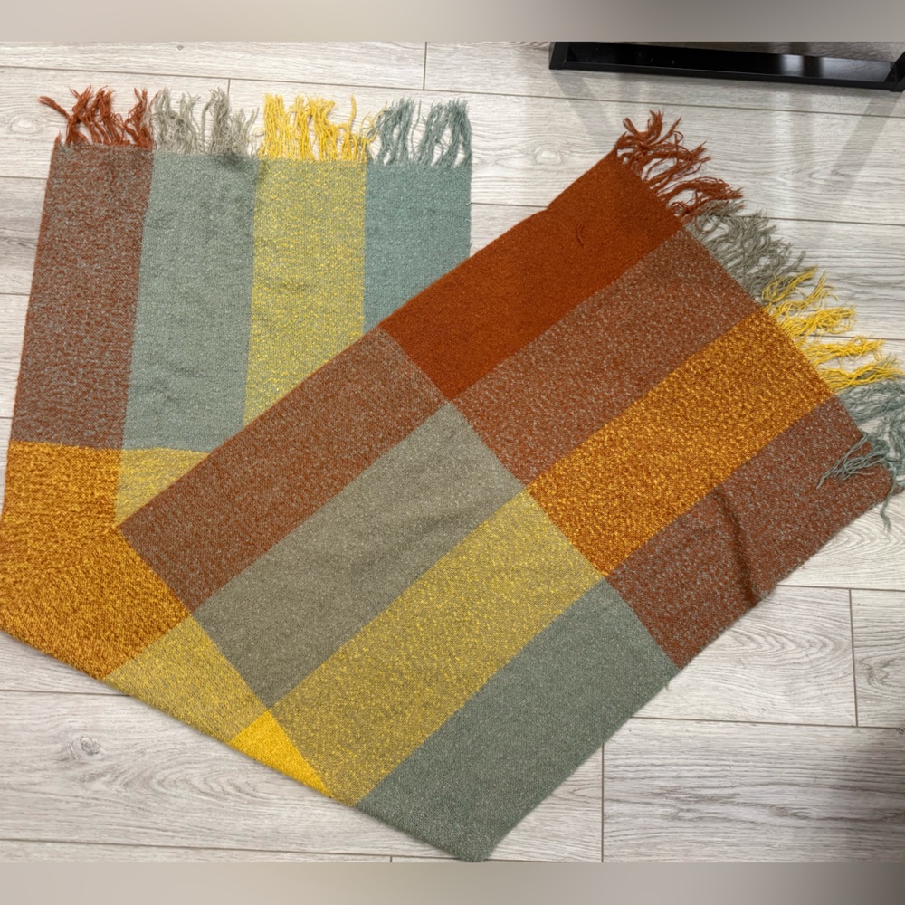 Multicolor Plaid Scarf